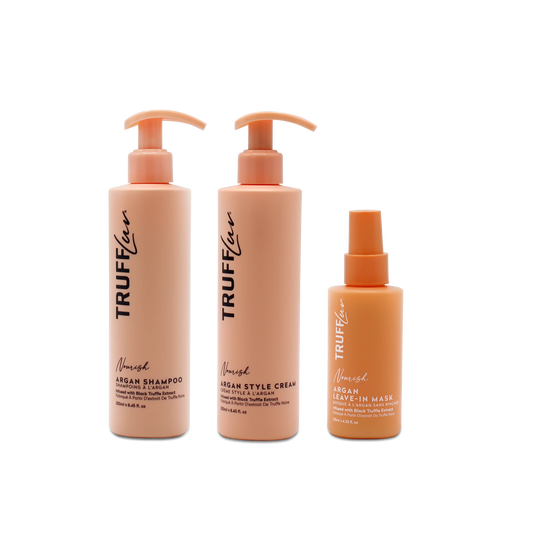 Trio pentru îngrijirea parului cu argan Truffluv